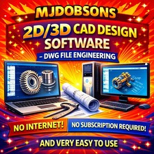 3D CAD Engineering MODEL COMPUTER AIDED SOFTWARE MAC USB Subscription Free