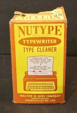 VTG NUTYPE Typewriter Cleaner VG Cond Used