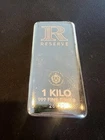 1 Kilo .999 Silver Bar RESERVE (Type II) - Cast Silver Bullion Bar