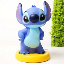 Stitch 8" PVC Molded Plastic Figure Coin Bank Piggy Bank Disney Lilo & Stitch