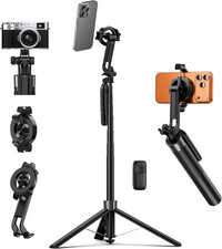 72" Magnetic Phone Tripod Selfie Stick Stand Remote for iPhone Android