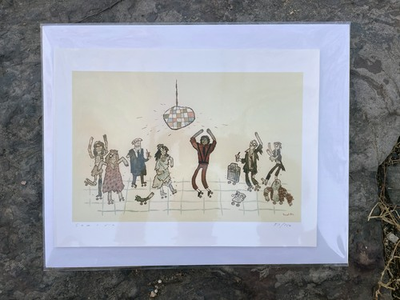 #ad Scott C Campbell Michael Jackson quot;Terrifying One#x27;s Neighborhoodquot; Rare 2009 Ed $100.00