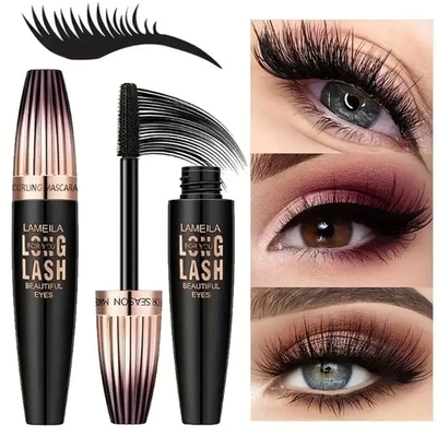 BRANDED 4D Spectacular Volume Silk Fibre Mascara Thick Long Lashes Extension Waterproof