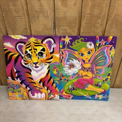 2 Lisa Frank 2 Pocket Folders, Leopard Cub, Flower Fairy | eBay