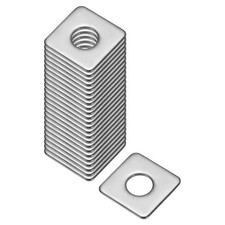 Square Washer, 25Pcs M8x20x20x1.5mm 304 Stainless Steel Square Plate Washers