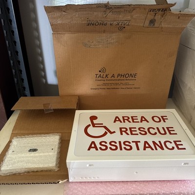Talk A Phone ETP-Sign/L Lighted Info Sign New Open Box
