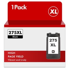 PG-275XL Black Ink Cartridge for Canon 275 Black Ink Pixma TS3722 TS3522 TR4700