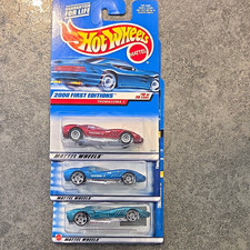 Hot Wheels Thomassima 3 3-Car Lot 2000 First Editions 1:64 Diecast Unopened