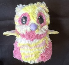 Hatchimals Pink Purple Yellow Interactive Walking OWL Light Up Eyes Spin Master