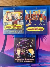 Beavis and Butthead Season 1 and 2 and Do The Universe Blu Ray Like new See Pics