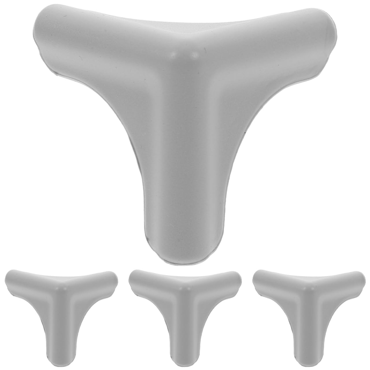 Protection d'angle en silicone autocollante avec adhésif renforcé 4 pièces