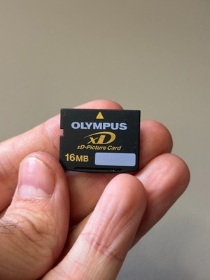 Memory card Olympus XD-Picture Card, Digital Card 16 mb,  for OLympus ,Tested