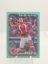 2024 Topps Update Aqua #US167 Luke Maile Cincinnati Reds