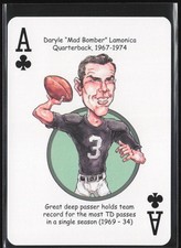 Daryle Lamonica 2016 Hero Decks Oakland Raiders Football Heroes Playing Cards AC