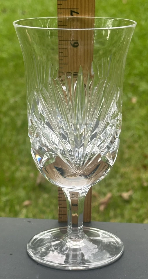 Vasos de agua/té helado de tallo corto Gorham Crystal Cherrywood 6 7/8" 10 oz. 1 de 13 Foto 2 de 4