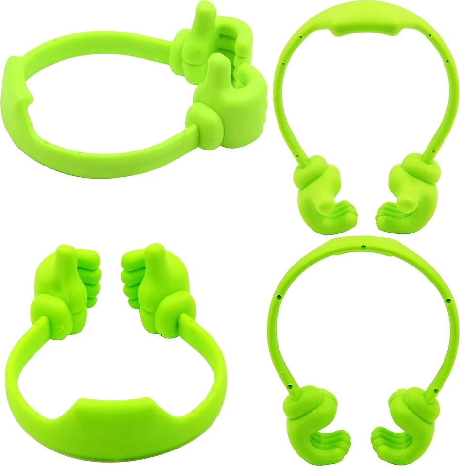 Thumbs-up Cell Phone Stand Holder for Desktop Tablet Universal Adjustable -Green - Image 3 of 4