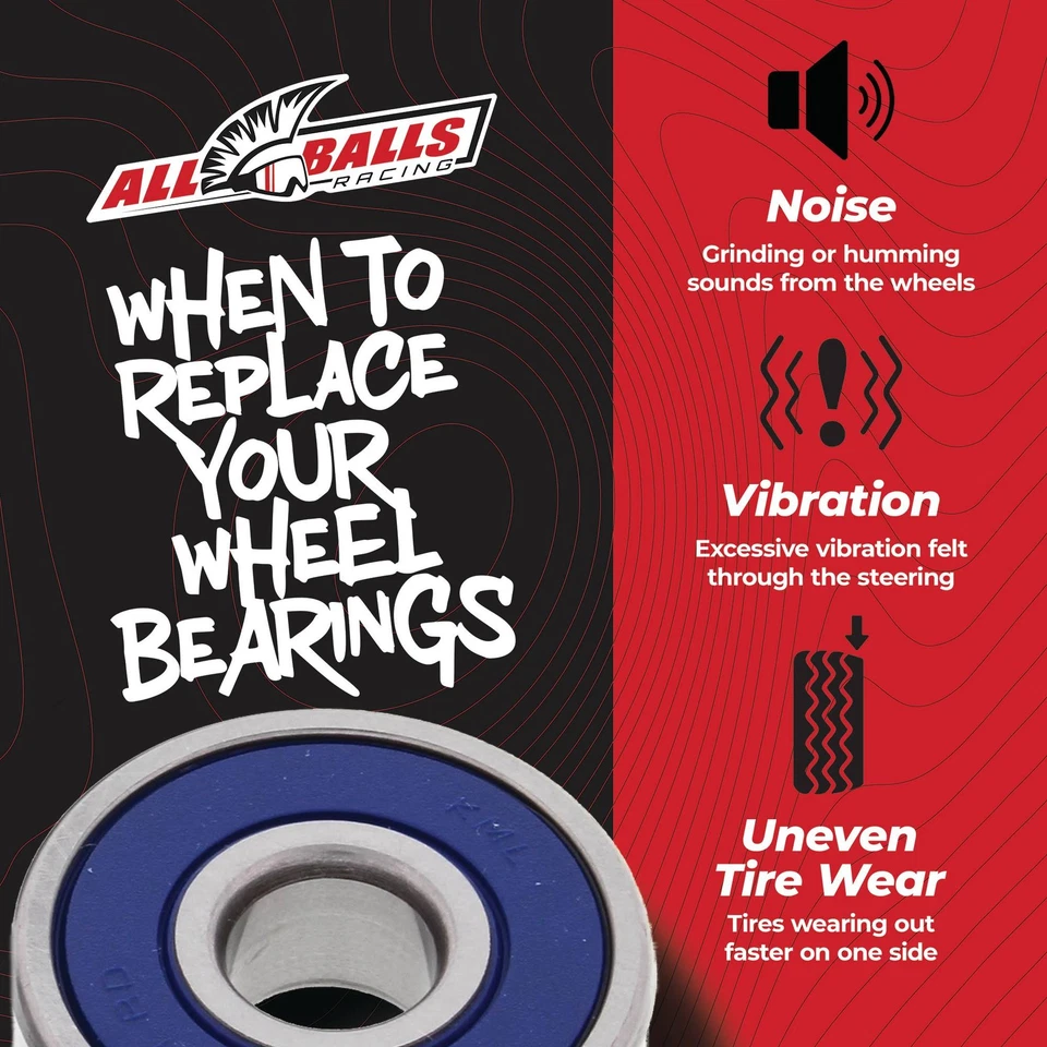 All Balls Wheel Bearing Kit Front For Honda CB125S 76-85 CR125M 74-78 25-1072 Foto 3 de 4