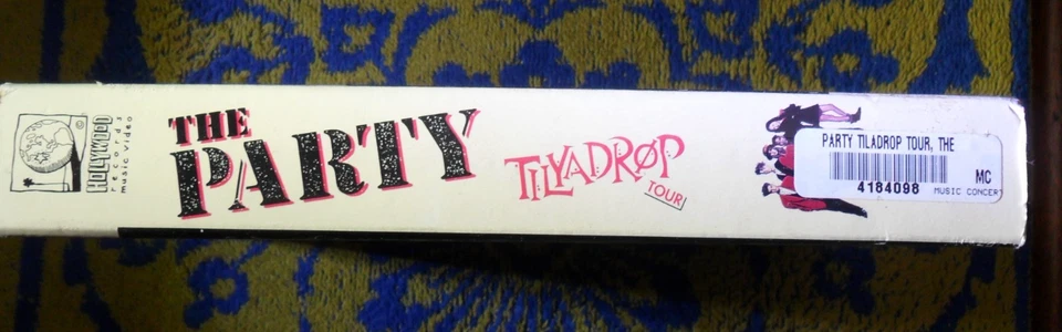 1990 VHS TAPE  THE PARTY TIL YA DROP TOUR ORIGINAL HOLLYWOOD MUSIC VIDEO TIFFINI Foto 2 de 4