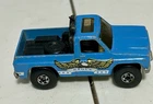 Vintage 1977 Hot Wheels Blue Bywayman Chevy Pickup Truck Blackwall Hong Kong