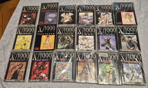 X/1999 Vol. 1-18 English Manga Graphic Novels Brand Lot RARE