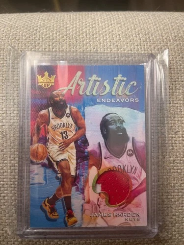 James Harden 2021 Panini - Court Kings Artistic Endeavors game used patch /10