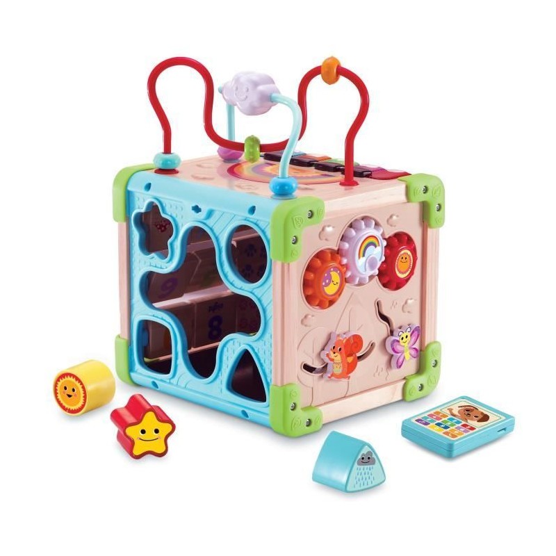 Jouet d'éveil cube nature interactif Vtech pour les après-midis de bébé
