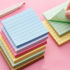 3x3 Inch Sticky Notes 200 Pcs Cute Mixed Color Self Adhesive Removable Memo Pads