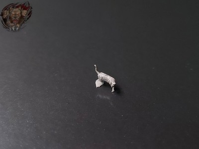 1/87 Katze beim laufen neugierig gucken Figur Haustier Tier Dekoration H0 HO