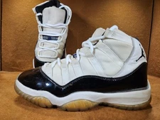 Air Jordan 11 Retro White Black Concord 2000 Shoes Size 6.5 Men's 136046-101