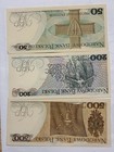 Poland Narodowy Bank Polski Banknotes Lot 50, 200 & 500 Zlotych 1982-1988 — photo 2