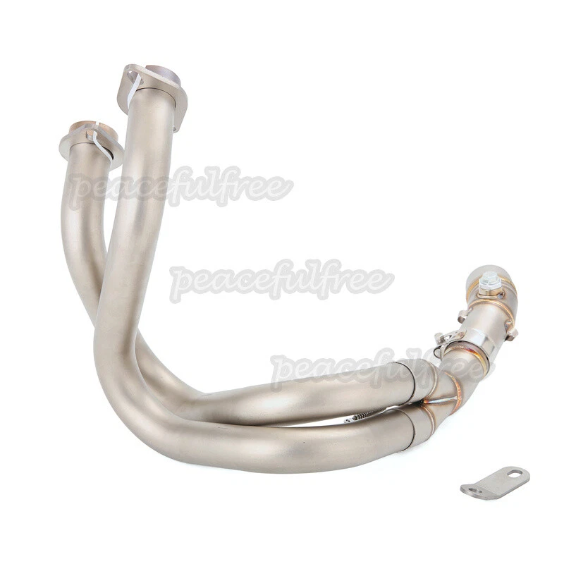 Silenciador tubo medio delantero escape completo 2" para Kawasaki Ninja 650 Z650 2012-2023 Foto 4 de 4