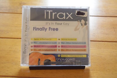FINALLY FREE CD [NEW] ITRAX ACCOMPANIMENT PERFORMANCE TRACKS [138a]