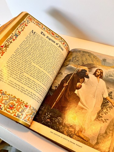 Holy Bible Guiding Light Edition Good Counsel Illustrated 1956 Authorized KJV - Picture 7 of 9
