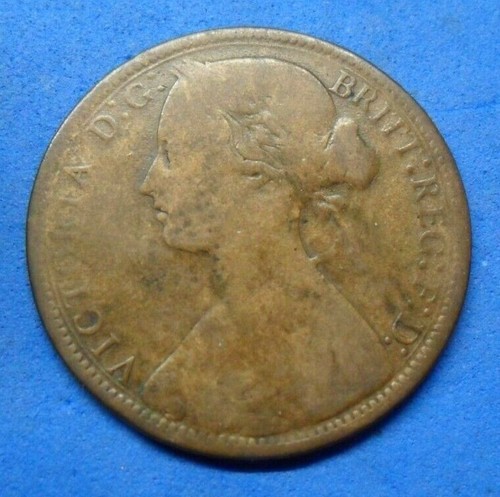 Victoria Bronze Young Head Bun Pennies 1860-69 by date nice examples see menu - Picture 25 of 28