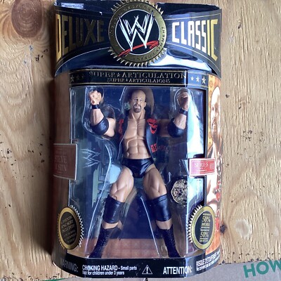 Wwe jakks classic deluxe stone cold Steve austin wrestling figure wrestler elite