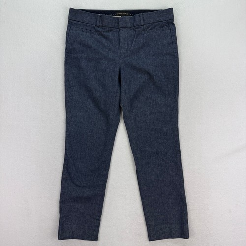 Banana Republic Sloan Knöchelhose marineblau Karriere Freizeit Größe 6