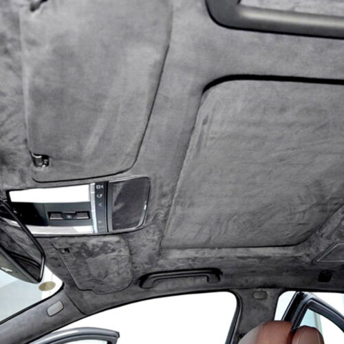 74"x60" Gray Suede Headliner Fabric Car Interior Ceiling Upholstery Material - Picture 3 of 12
