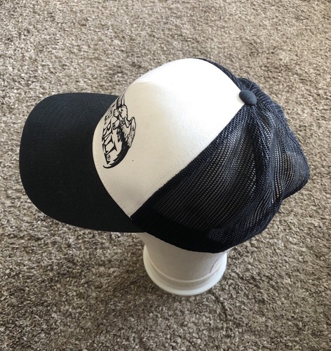 Vintage Ernie Ball Black White Trucker Hat Eagle Yypong Classic Bangladesh NWOT - Picture 3 of 9