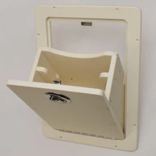 Mako Teak Isle Boat Tilt-Out Fishing Tackle Storage Box Starboard - Scuffed