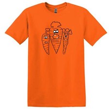Spooky Carrot Tees - Available in toddler, youth and adult sizes - 3 carrots on