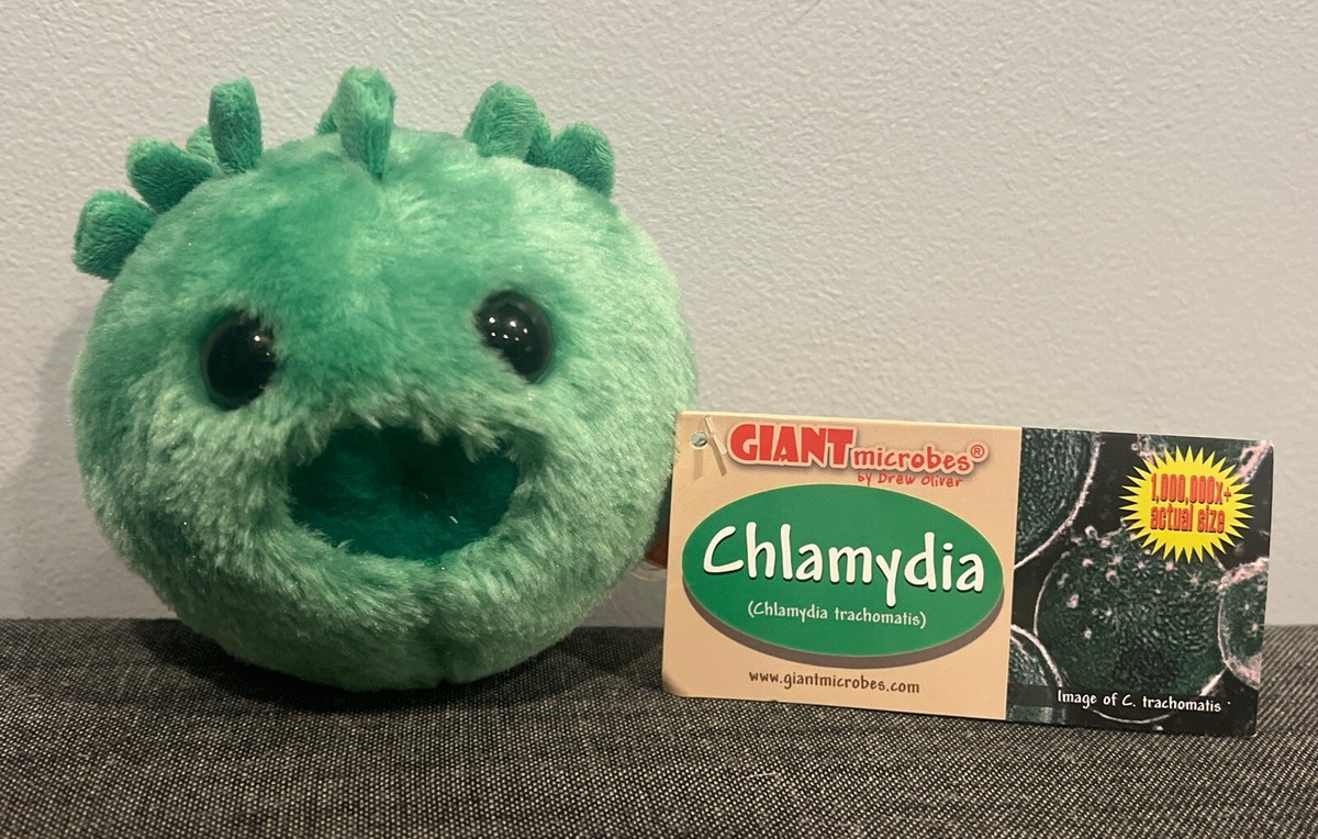 Giant Microbes Light Green The Flu Orthomyxovirus Stuffed Plush