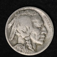 1920-D Buffalo Nickel G / VG FREE SHIPPING