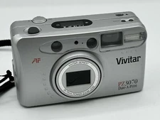 Vivitar PZ3070 Silver 35mm Date Camera with 35-70mm Zoom Lens