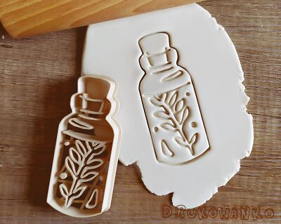 Flask Potion Magic Magical Flask Potion Cookie Cutter Pastry Fantasy