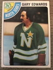  1978/79 Topps Hockey Card #6 Gary Edwards Minnesota North Stars NM/MT-MT