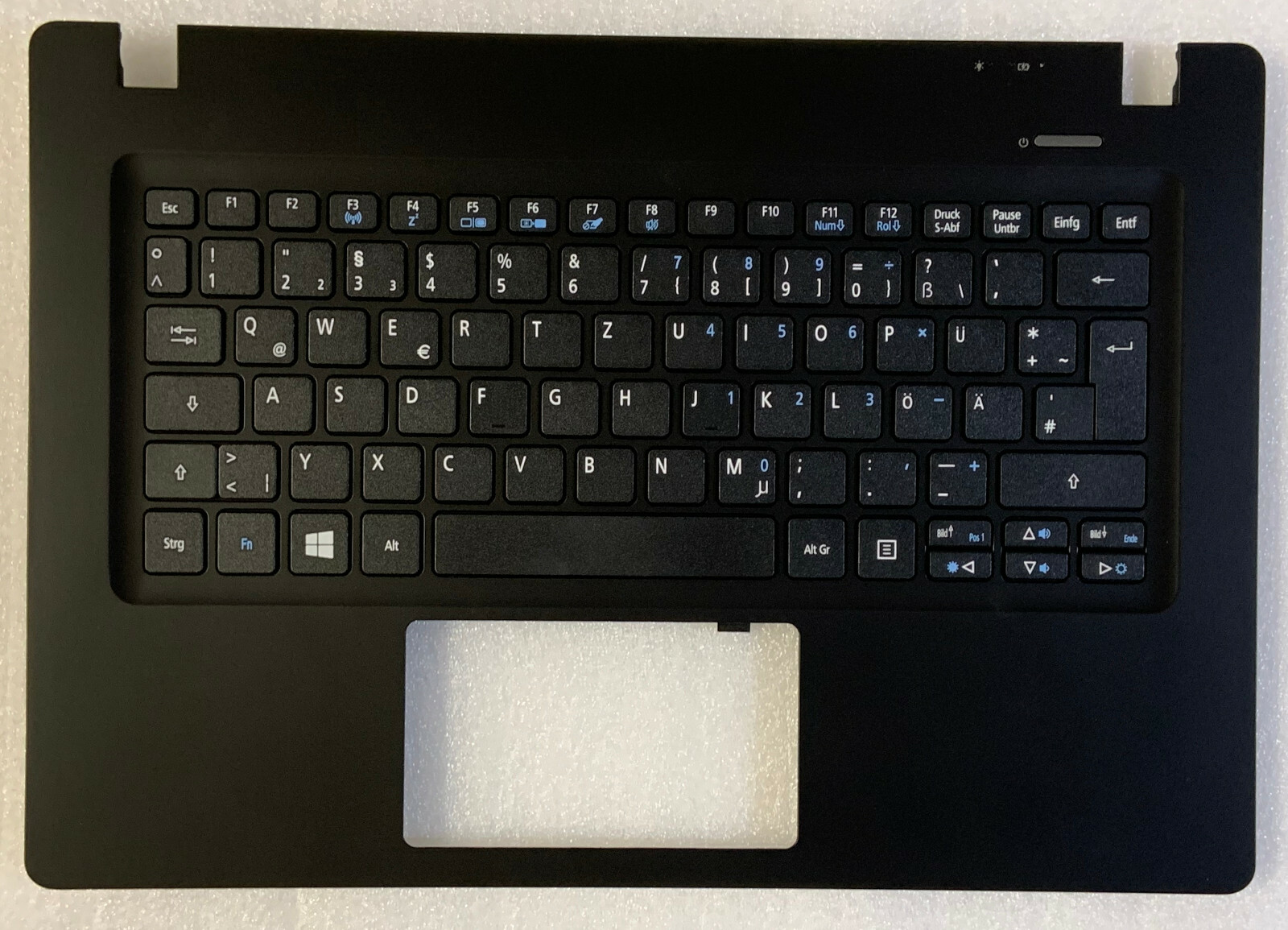 Clavier Qwertz Allemand Acer TravelMate TMP236-M Châssis Topcase Intégral Noir Haute Précision