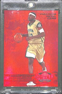 fleer retroレブロンジェームズ noyz boyz nba カード 2011-12 Fleer Retro Red Precious Metal Gems #PM-4 LeBron James No