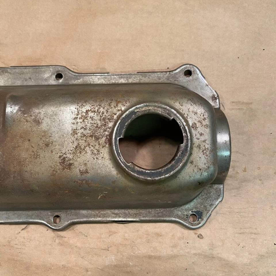 Cubierta de válvula cola de golondrina original 75-76 VW Golf MK I conejo cubierta de leva OEM Foto 4 de 4
