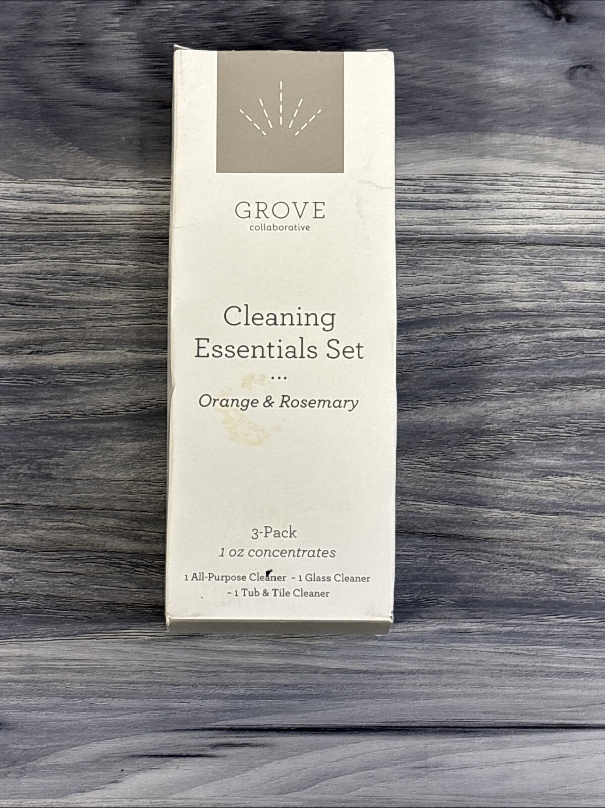 Grove Collaborative Cleaning Essentials Set 3-Pack Orange & Rosemary 1 oz Tubes