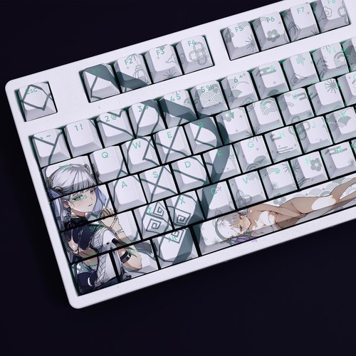 Wuthering Waves JINHSI 108 Keycaps Dye-sub PBT Backlit for Cherry MX Keyboard - Picture 2 of 8